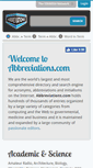 Mobile Screenshot of abbreviations.com